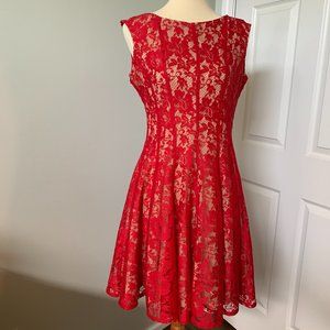 Beautiful Red Danny & Nicole Lace Dress